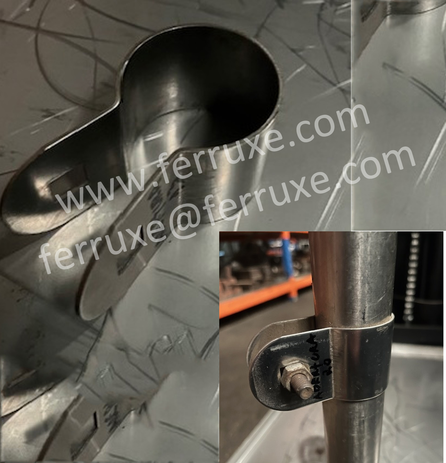 Abrazaderas inox M6